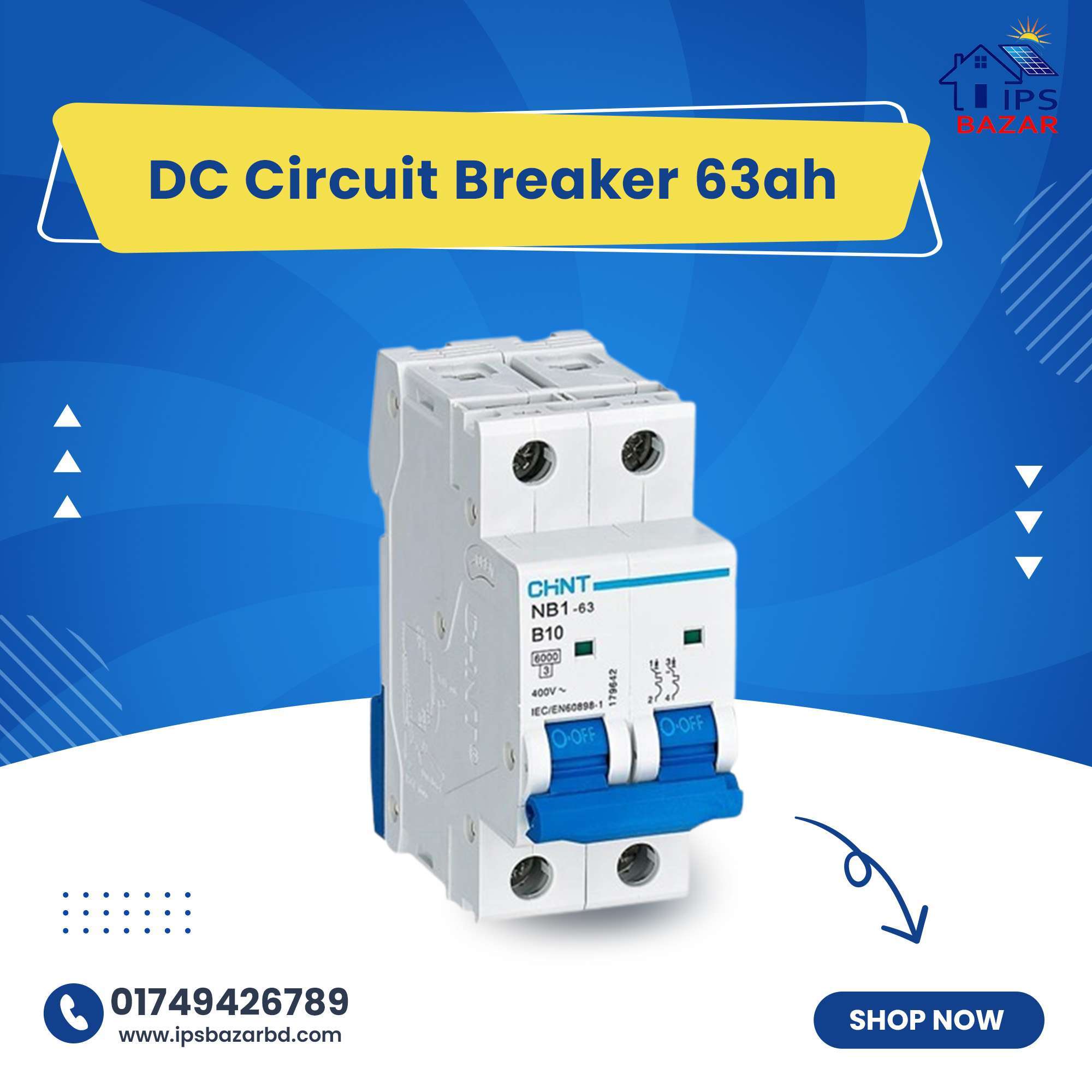 DC Circuit Breaker 63ah DC Circuit Breaker 63ah