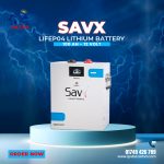 SavX F1 12V 100Ah LiFePO4 Battery