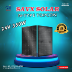 SAVX N-Type TOPCon Series 350 Watt Monocrystalline Solar Panel